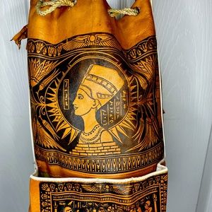 Funky Vintage Egyptian Drawstring Bag
